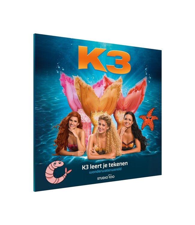 K3 kleurboek K3 leert je tekenen - Wonderwaterwereld