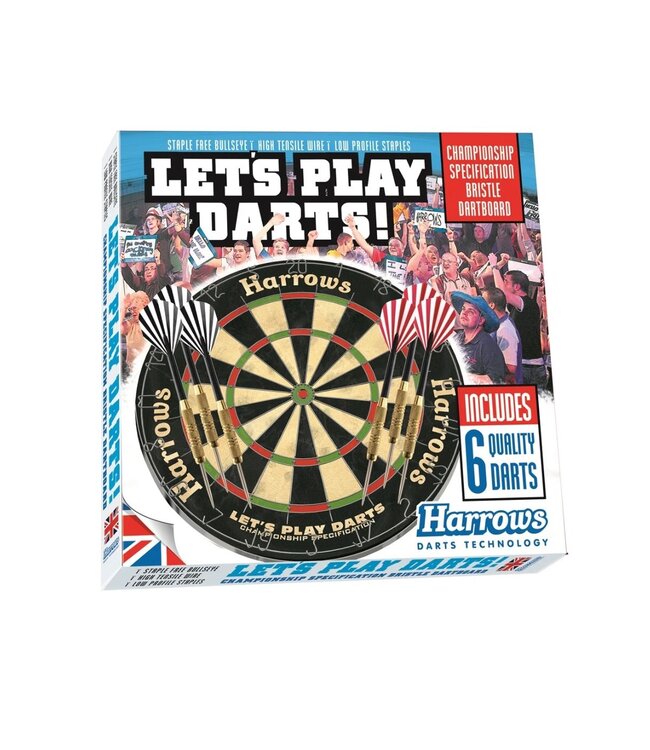 Dartbord - Let'S Play Darts Bristle Board