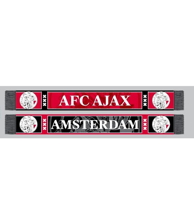 Ajax Sjaal Rood Zwart AFC Ajax god