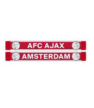 Ajax Sjaal Rood Print AFC Ajax oud logo