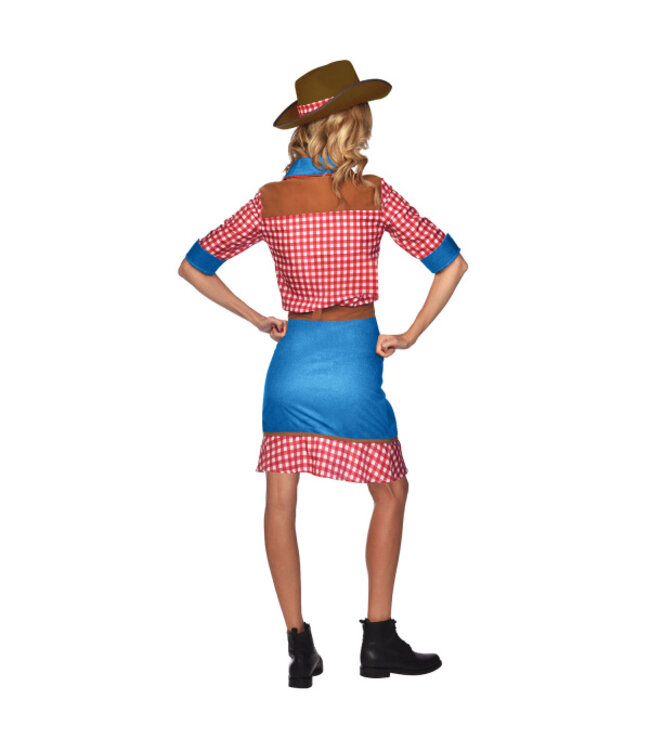 Western Dames kostuum M/L  - Carnaval - Verkleedkleding -