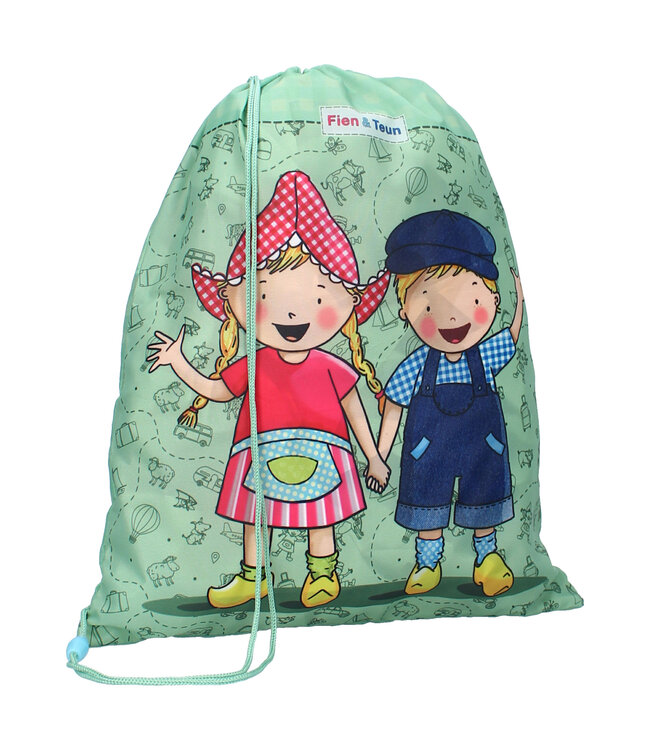 Fien & Teun Gymtas  Dierenvriendjes Blauw