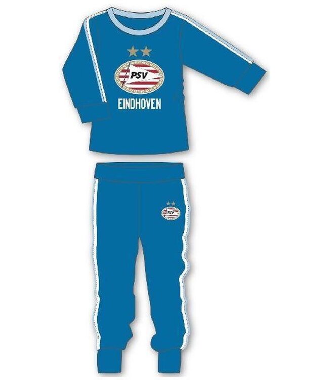 PSV Pyjama Logo Blauw9 110/116