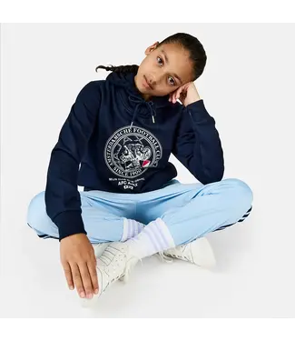 Ajax Logo Hoody Kids Blauw