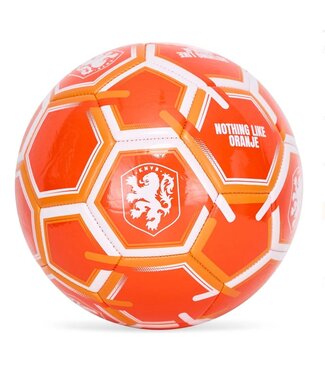 KNVB Voetbal Logo Leeuw Oranje Maat 5
