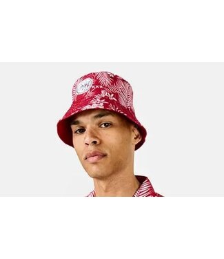 Ajax Bucket Hat Rood Wit Hawaii