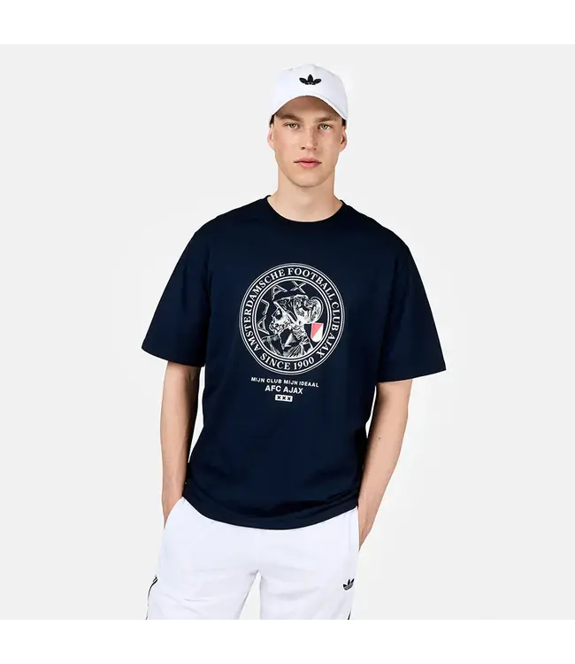 Ajax T-shirt Mijn Club Volwassen Blauw
