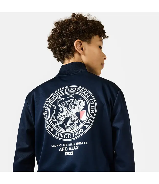 Ajax Logo Track Jacket Mijn Club Kids Blauw