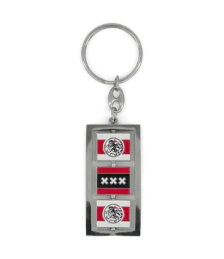 Ajax Sleutelhanger 3 Kubus Oud Logo