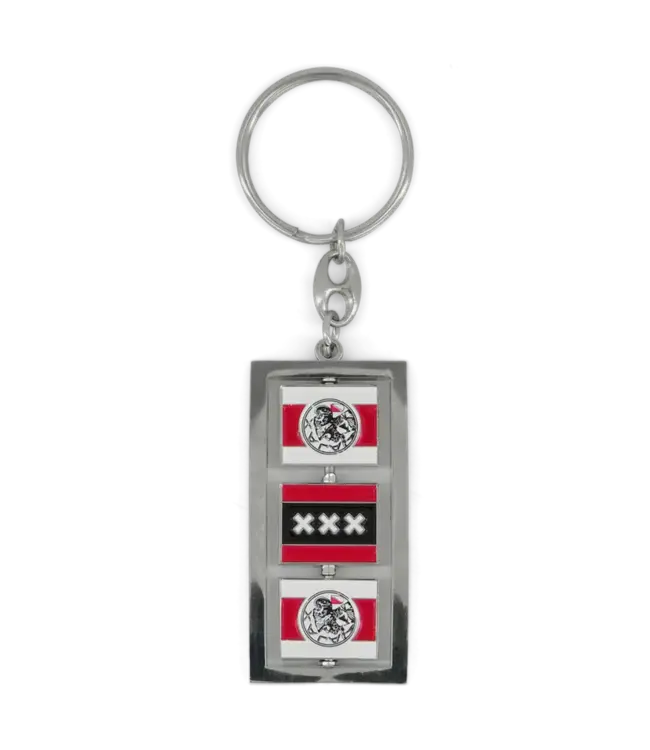 Ajax Sleutelhanger 3 Kubus Oud Logo