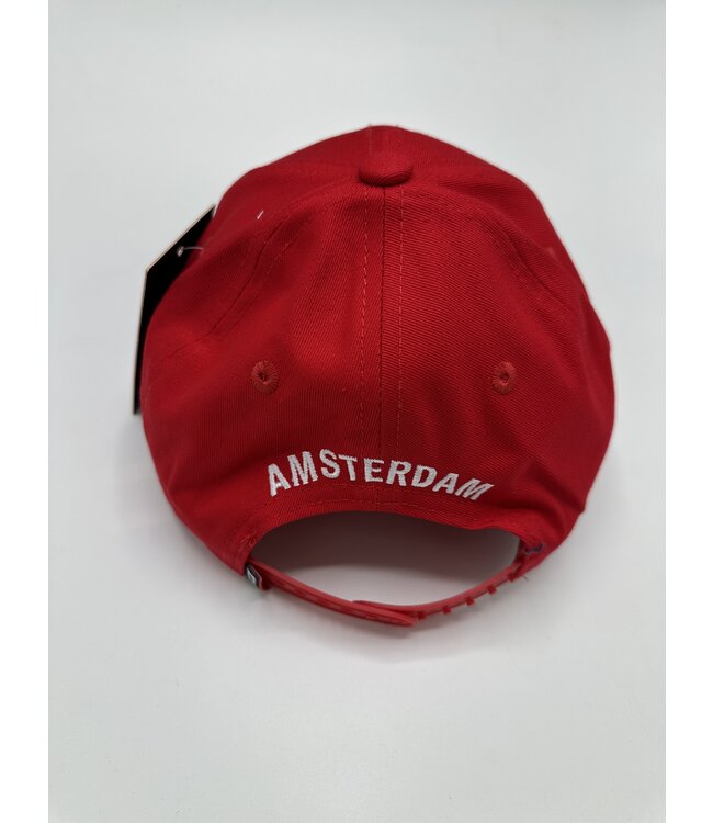 Ajax Cap rood oud logo Senior