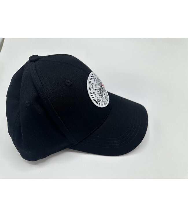 Ajax Cap Zwart oud logo Senior