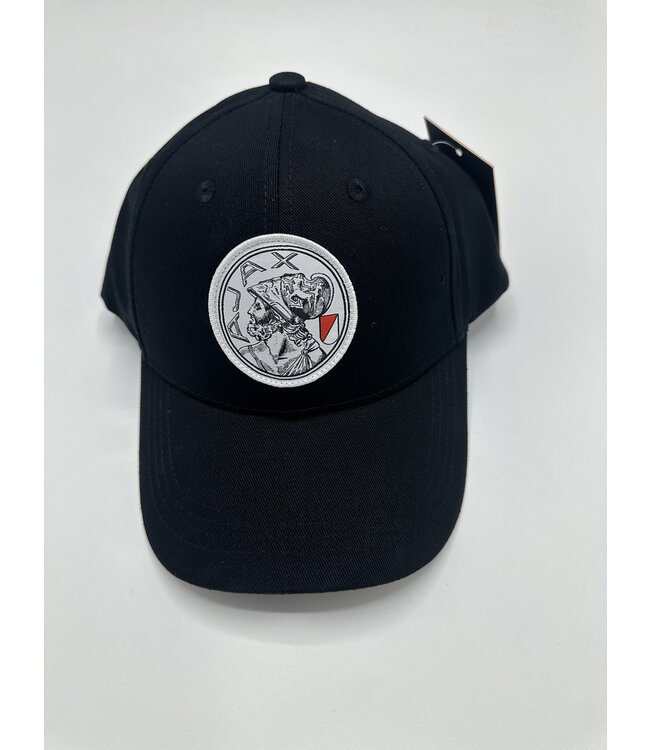 Ajax Cap Zwart oud logo Senior