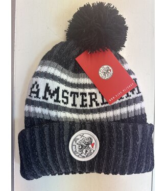 Ajax Muts zwart pompon Ajax Amsterdam oud logo