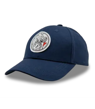 Ajax Cap Blauw Oud Logo Senior
