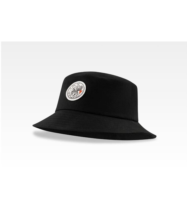 Ajax Bucket Hat Zwart Oud Logo