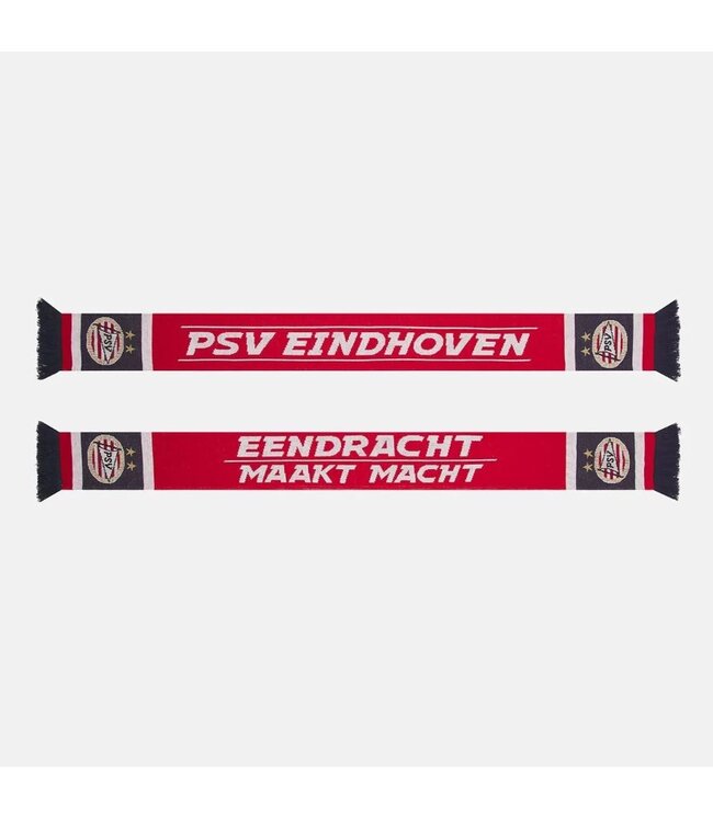 PSV Sjaal EMM Rood Donkerblauw