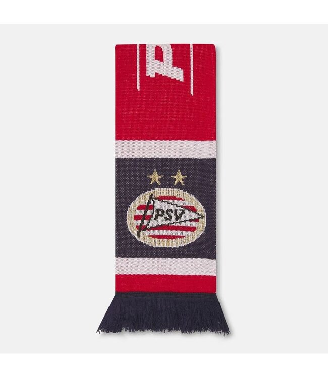 PSV Sjaal EMM Rood Donkerblauw