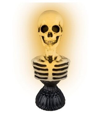 Skeletbuste met licht & geluid (38cm) - Halloween -