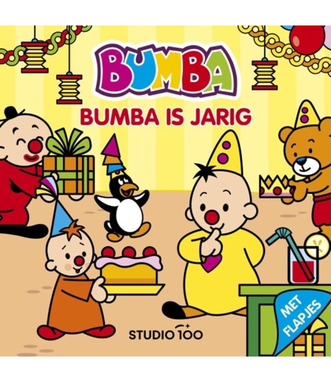 Bumba Kartonboek met flapjes - Bumba is jarig