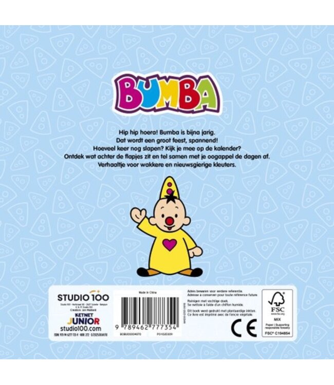 Bumba Kartonboek met flapjes - Bumba is jarig