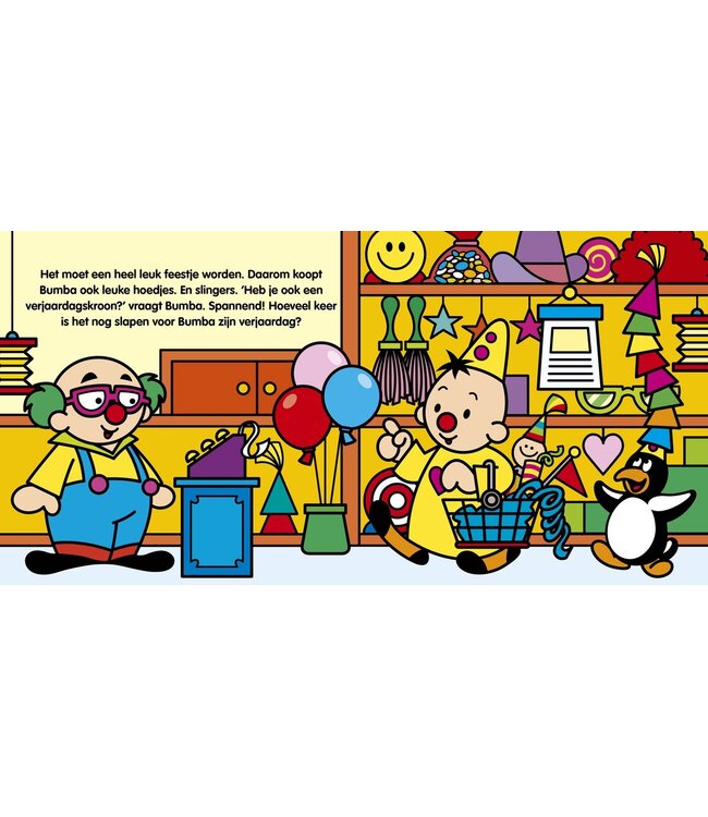 Bumba Kartonboek met flapjes - Bumba is jarig