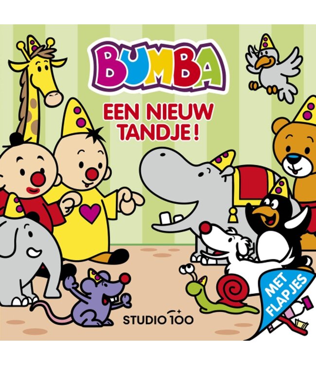 Bumba Kartonboek met flapjes - Nieuw tandje