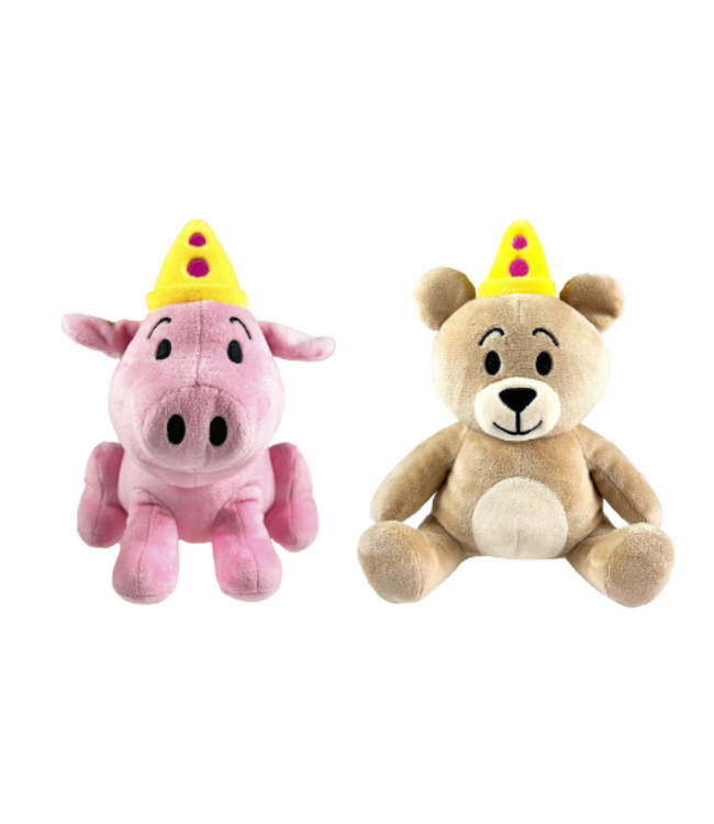 Bumba Knuffelset 2 Stuks Teddybeer en Varken