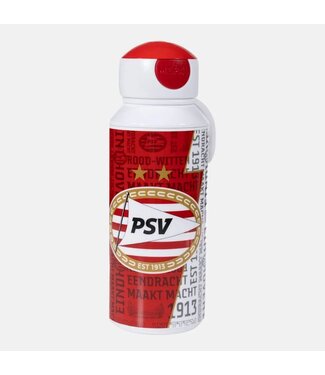 PSV Pop Up Beker Tekst - PSV Drinkfles