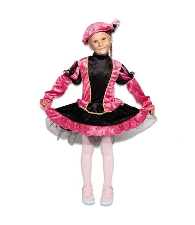 Pietenjurkje met petticoat roze (152) Pietenjurkje met petticoat roze (152)