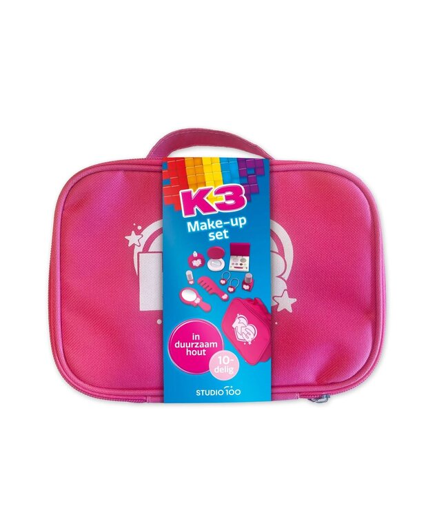 K3 Speelgoedmake-up "Houten make-up set – 10-delig"