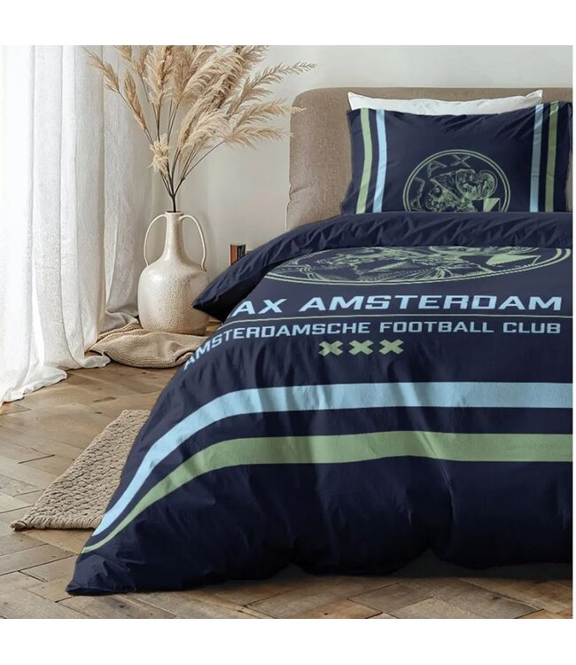 Ajax Dekbedovertrek Blauw Away 2025-2026