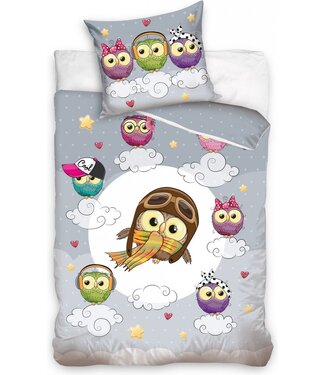 Dekbedovertrek Birds 140 x 200 cm