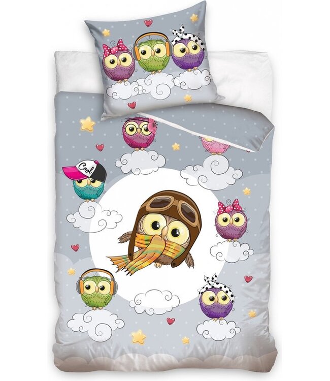 Dekbedovertrek Birds 140 x 200 cm