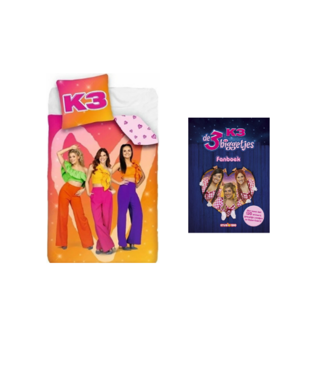 K3 Dekbedovertrek en Fanboek