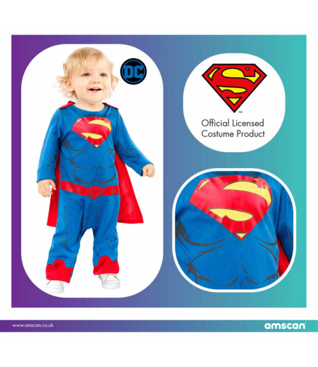 Superman Kinderkostuum 3-4 jaar -  Carnaval -