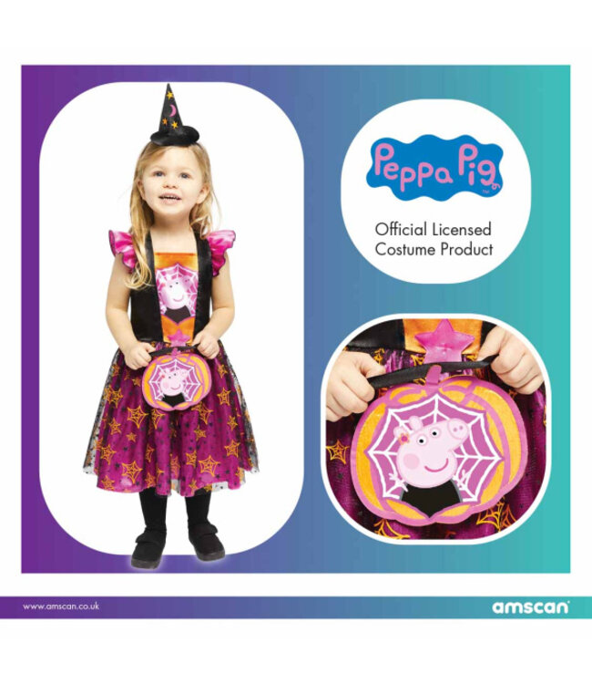 Peppa Pig Kinderkostuum 2-3 jaar -  Carnaval -