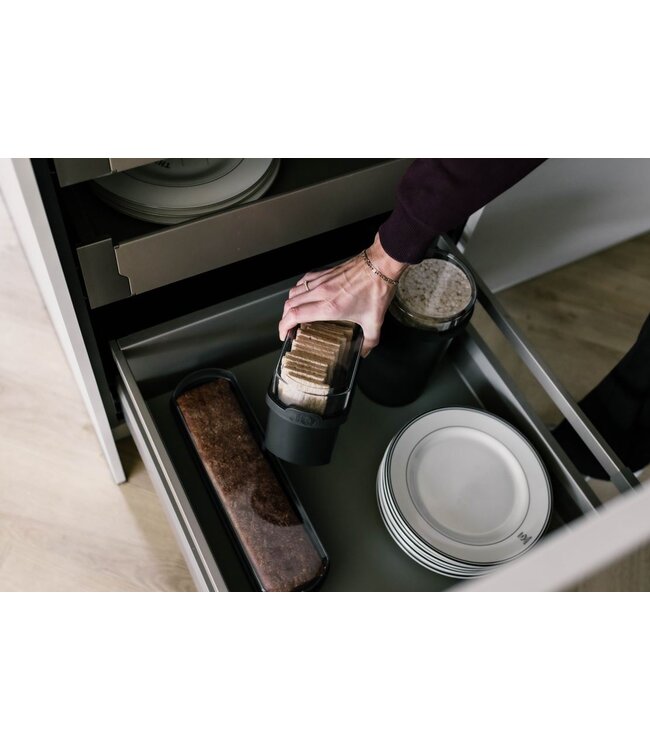 JQ Liv Beschuit bewaardoos - beschuitbus - Zwart