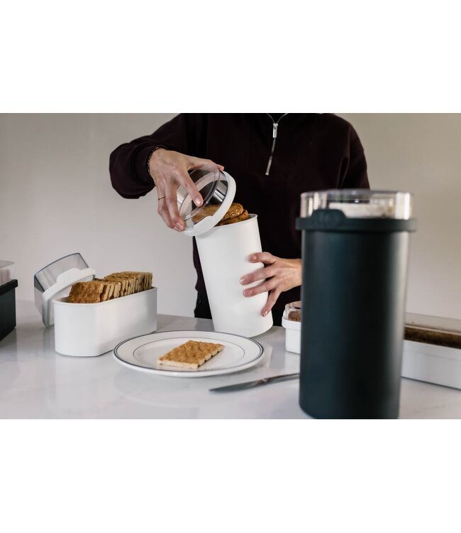 JQ Liv Beschuit bewaardoos - beschuitbus - Zwart