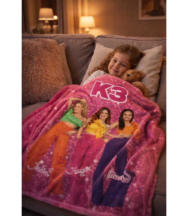 K3 Fleeceplaid Roze Signature 140x100cm