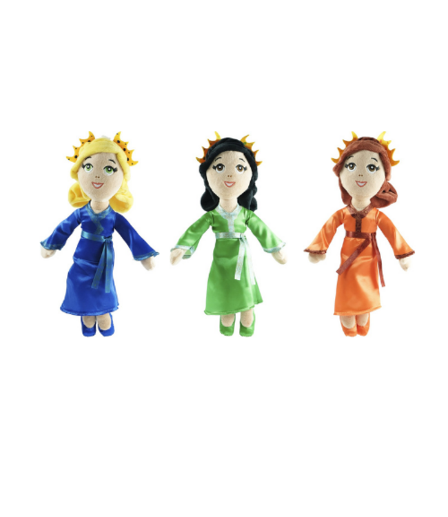 K3 Doornroosje Knuffels Voordeelset