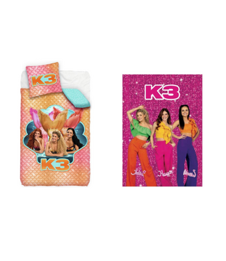 K3 Dekbedovertrek en Fleeceplaid Voordeelset