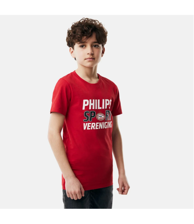 PSV T-shirt Rood Kids