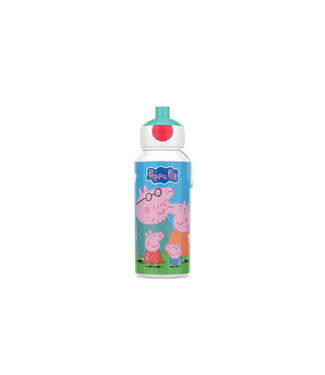 Peppa pig drinkfles pop-up campus 400 ml -  Mepal