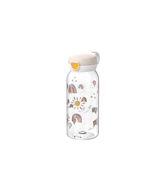 Sunshine & Rainbow drinkfles met flipdop 600 ml -  Mepal