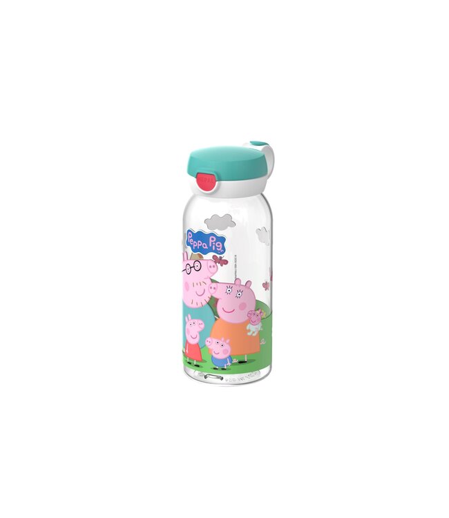 Peppa pig drinkfles met flipdop campus 600 ml  -  Mepal