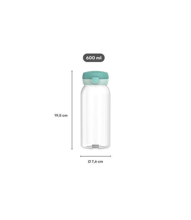 Peppa pig drinkfles met flipdop campus 600 ml  -  Mepal