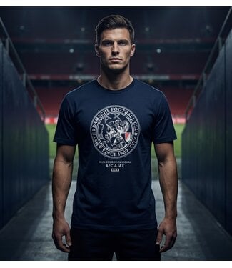 Ajax T-shirt Mijn Club Volwassen Blauw