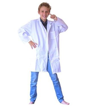 Doktersjas deluxe wit Kids