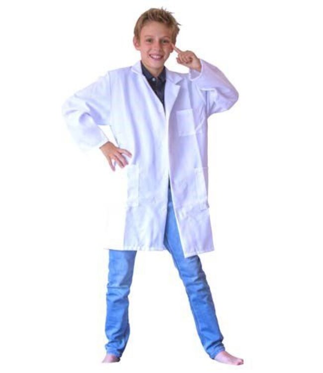 Doktersjas deluxe wit Kids